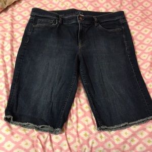 LOFT Blue Jean Shorts Size 14
